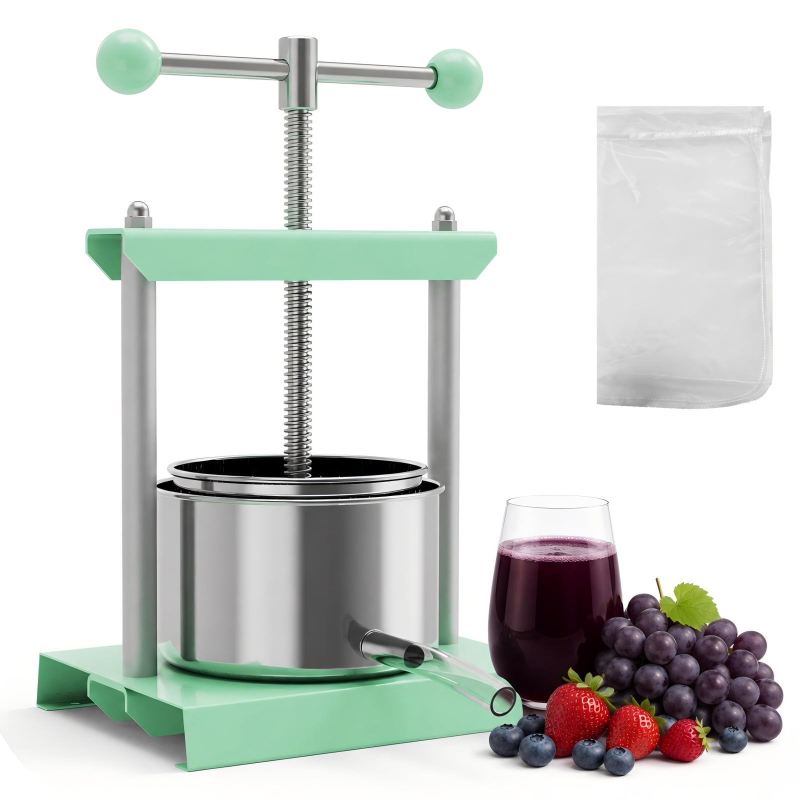Amazon.com: EJWOX Manual Fruit & Cheese Press with Stainless Steel